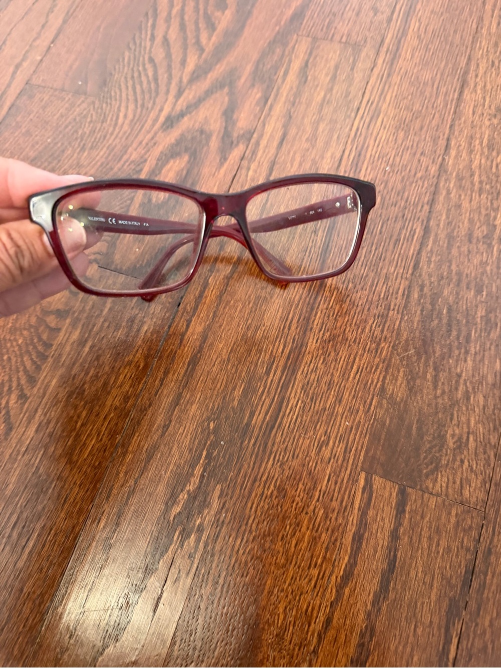 Valentino Women's Eyeglass Frames in Burgundy